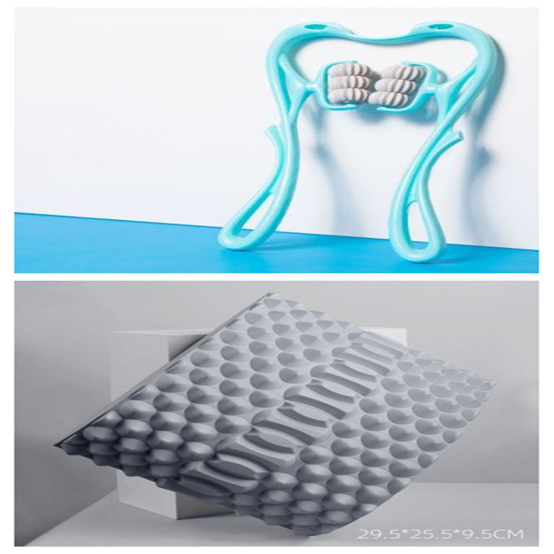 Wheel Manual Neck & Shoulder Massager – Deep Relief Roller Tool