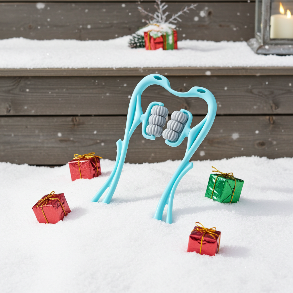 Wheel Manual Neck & Shoulder Massager – Deep Relief Roller Tool