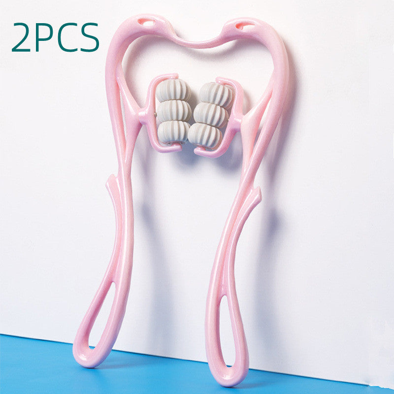 Wheel Manual Neck & Shoulder Massager – Deep Relief Roller Tool