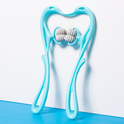 Wheel Manual Neck & Shoulder Massager – Deep Relief Roller Tool