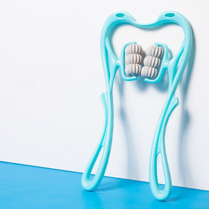 Wheel Manual Neck & Shoulder Massager – Deep Relief Roller Tool