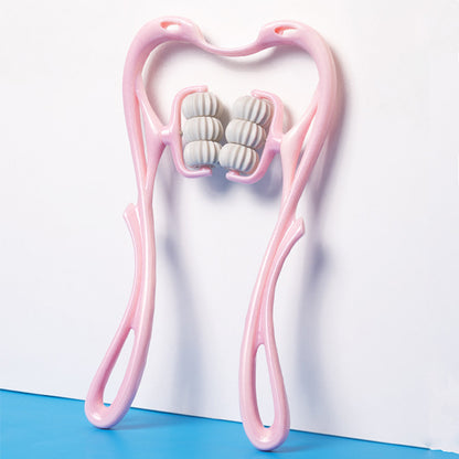 Wheel Manual Neck & Shoulder Massager – Deep Relief Roller Tool