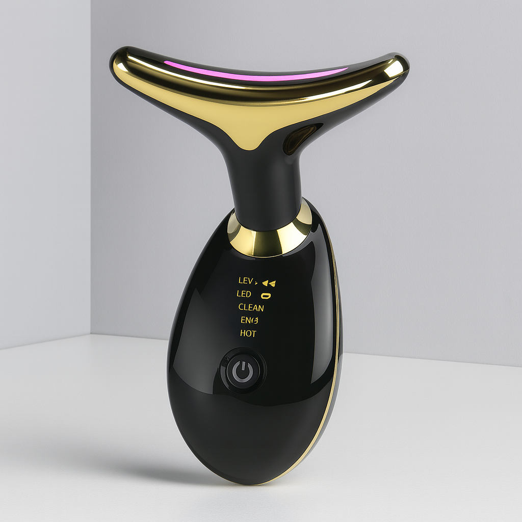 EMS Neck Lifting Massager – Thermal Tightening & Wrinkle Remover