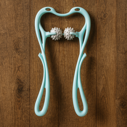 Wheel Manual Neck & Shoulder Massager – Deep Relief Roller Tool