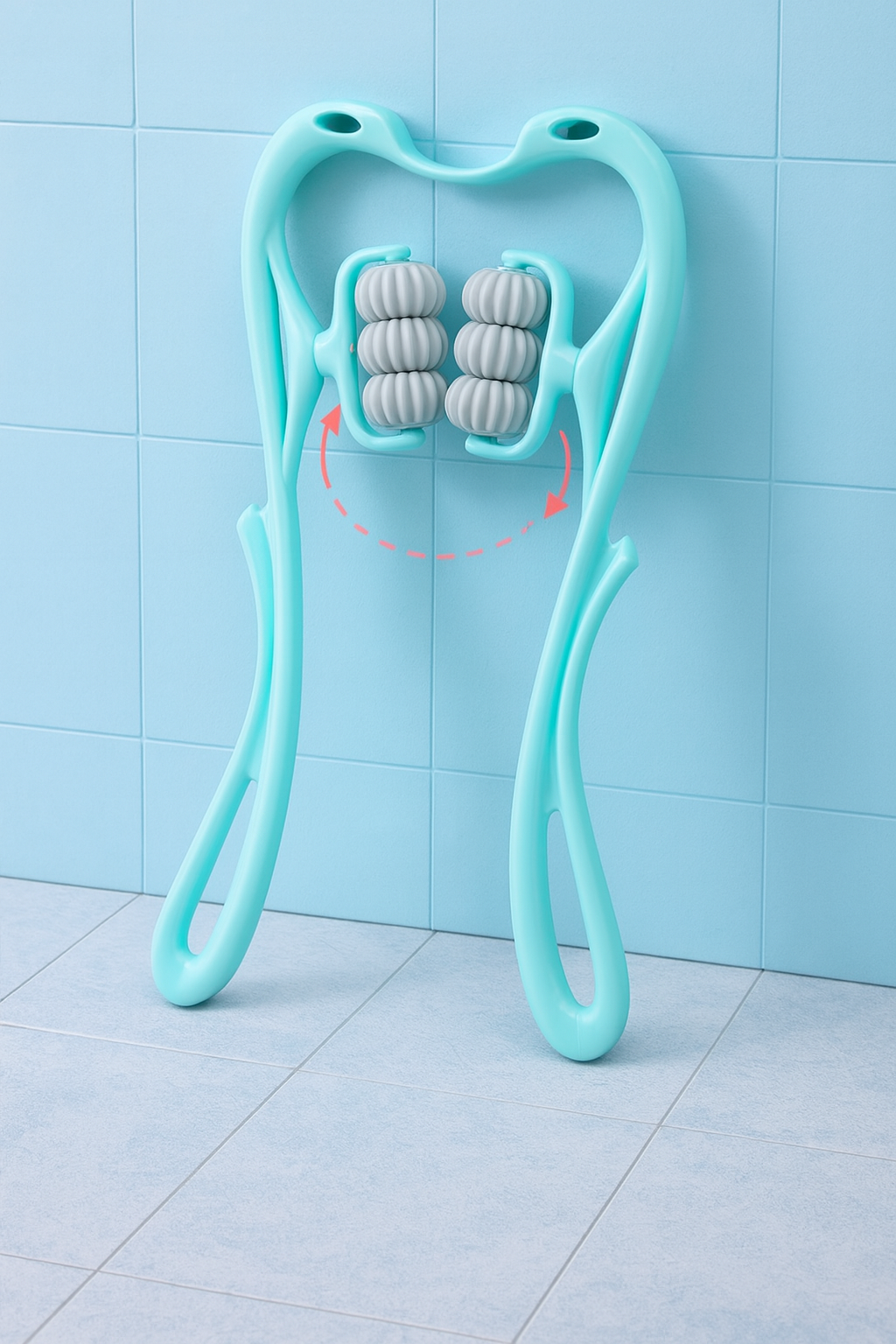 Wheel Manual Neck & Shoulder Massager – Deep Relief Roller Tool