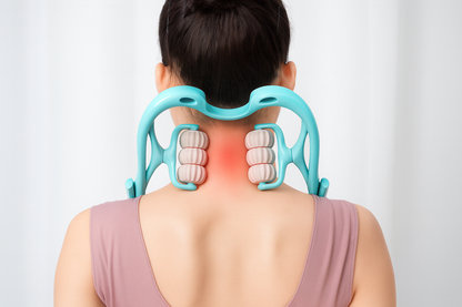 Wheel Manual Neck & Shoulder Massager – Deep Relief Roller Tool